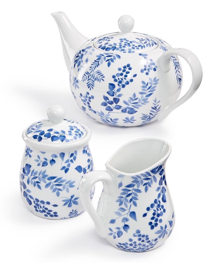 Martha Stewart Collection English Garden Tea Set, Created for Macy's