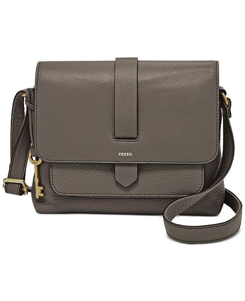 Fossil Kinley Small Leather Crossbody & Reviews - Handbags & Accessories - Macy&#39;s