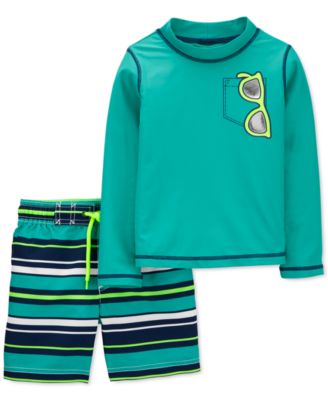 boys rash guard set