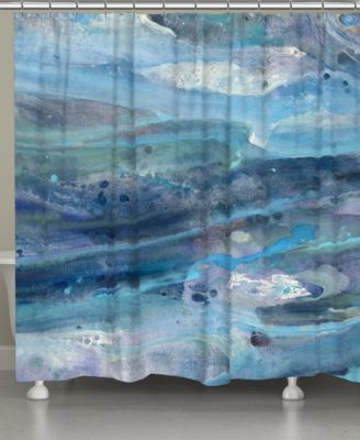 Laural Home - Rolling Waves Shower Curtain