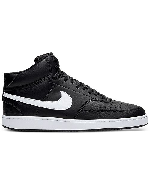 Nike Men S Nikecourt Vision Mid Casual Sneakers From Finish Line Reviews Finish Line Athletic Shoes Men Macy S