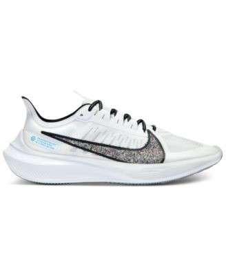 Nike Men's Zoom Gravity Running Sneakers From Finish Line In White/multi- color-pure Pl | ModeSens