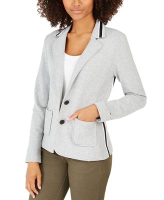 tommy hilfiger knit blazer