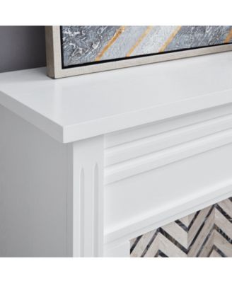 Elior Marble Tiled Electric Fireplace