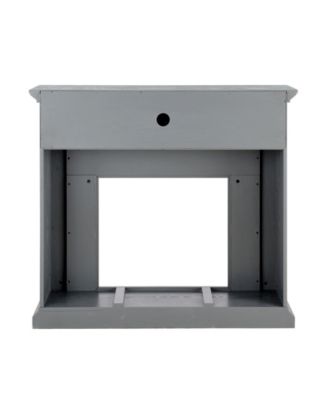 Chartier Color Changing Electric Fireplace with Media Shelf