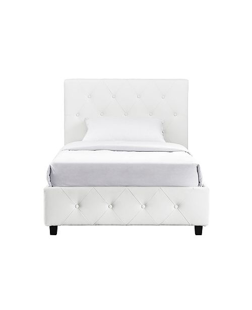 EveryRoom Dana Twin Upholstered Bed & Reviews Furniture Macy's