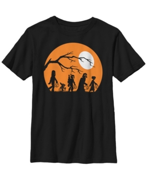 Fifth Sun Star Wars Big Boy's Trick Or Treat Halloween Silhouette Short Sleeve T-Shirt
