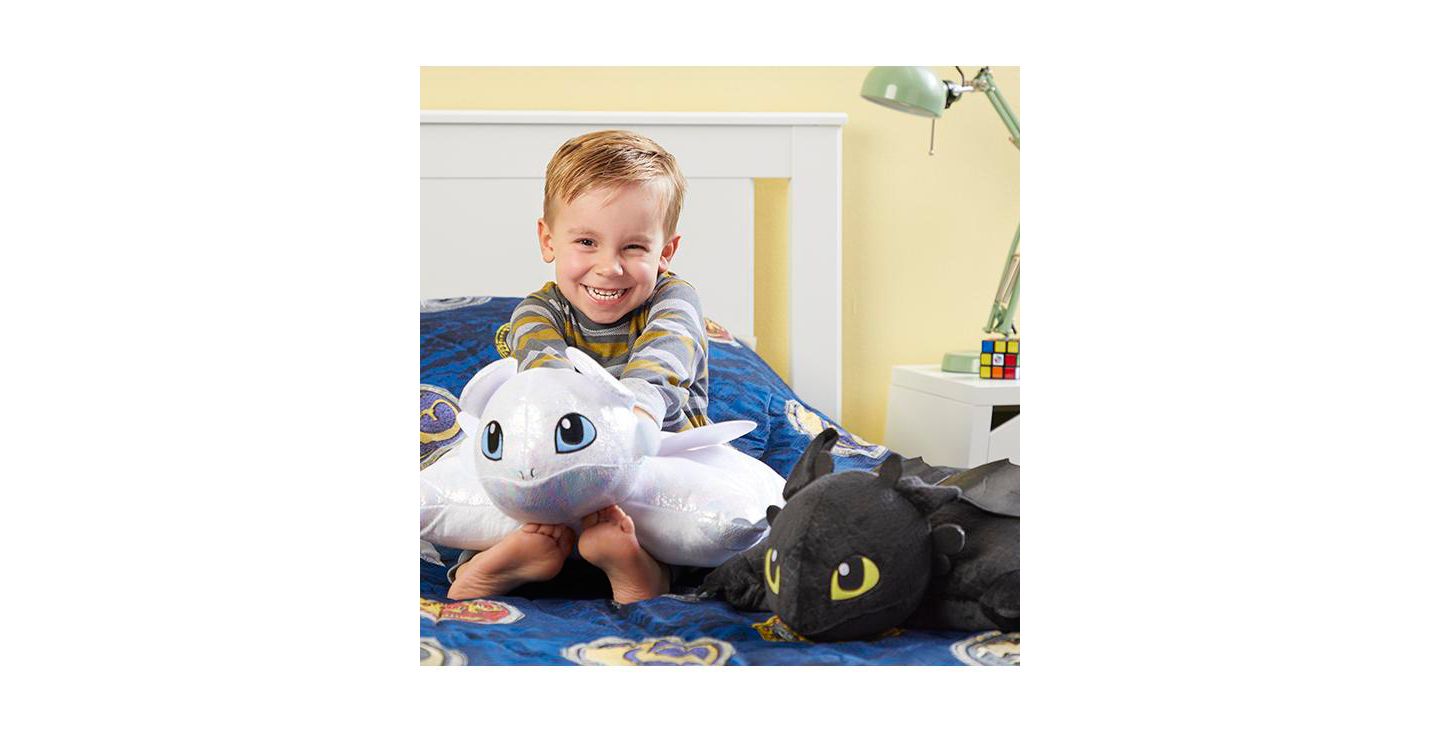 Детская мягкая игрушка Pillow Pets Nbcuniversal Toothless Stuffed Animal Plush Toy — фото 3