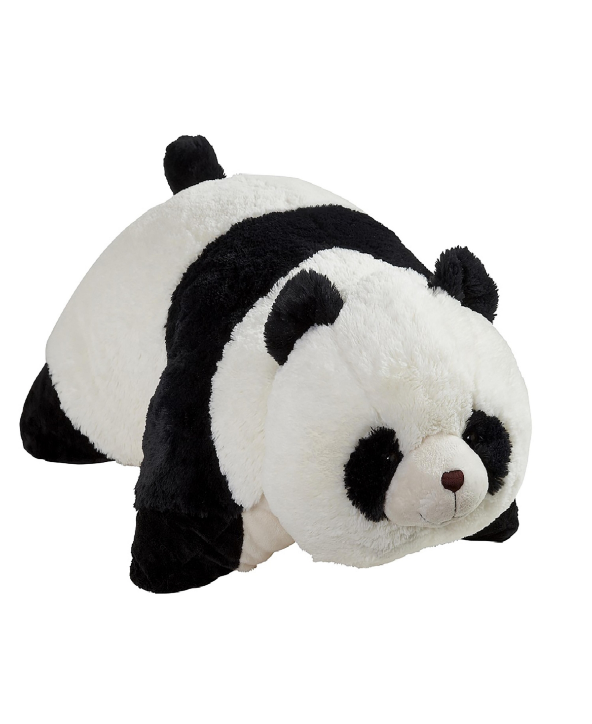 Shop Pillow Pets Signature Comfy Panda Jumboz Stuffed Animal Plush Toy In Multi