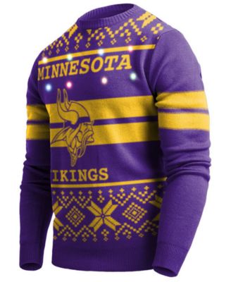 vikings light up sweater