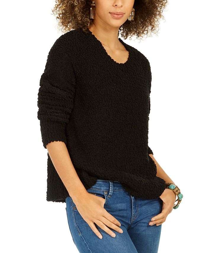 Style & Co Bouclé Sweater, Created for Macy's - Macy's