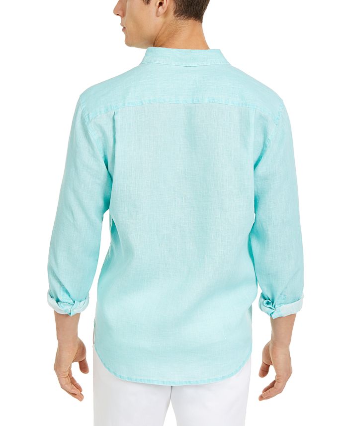 Big & Tall Sea Glass Breezer Linen Shirt main image 0