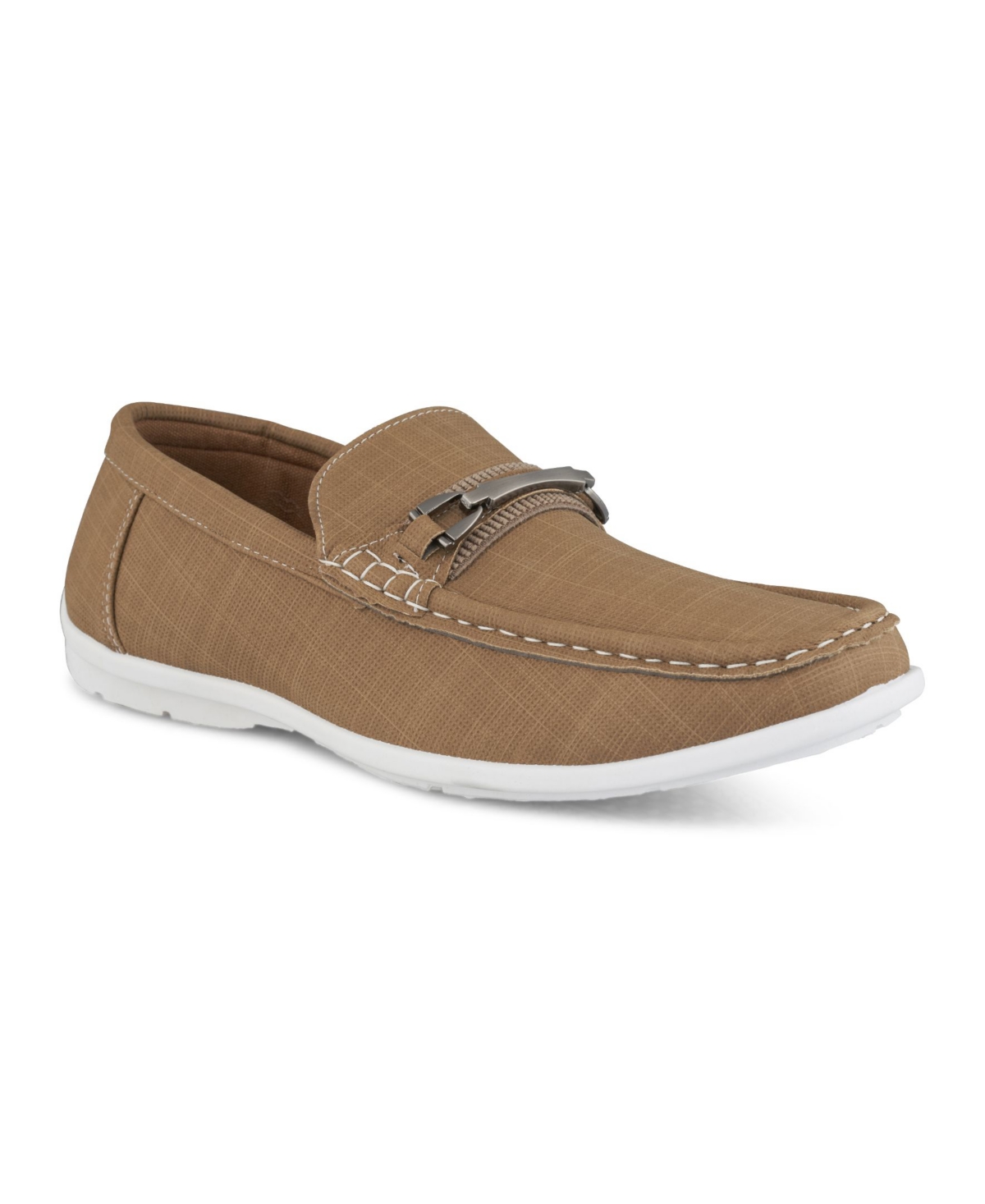 Akademiks Men's Moccasin Loafers Men's Shoes In Tan