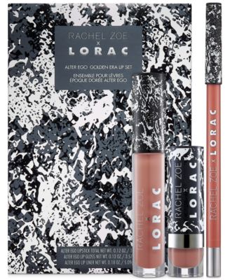 Lorac x Rachel Zoe 3-Pc. Alter Ego Golden Era Lip Set - Macy's