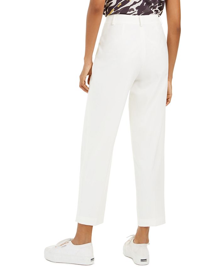 Bar III Button-Front Pleated Pants, Created for Macy's & Reviews ...