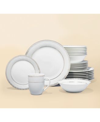 Gold Serif 32-Piece Dinnerware Set, Service For 8
