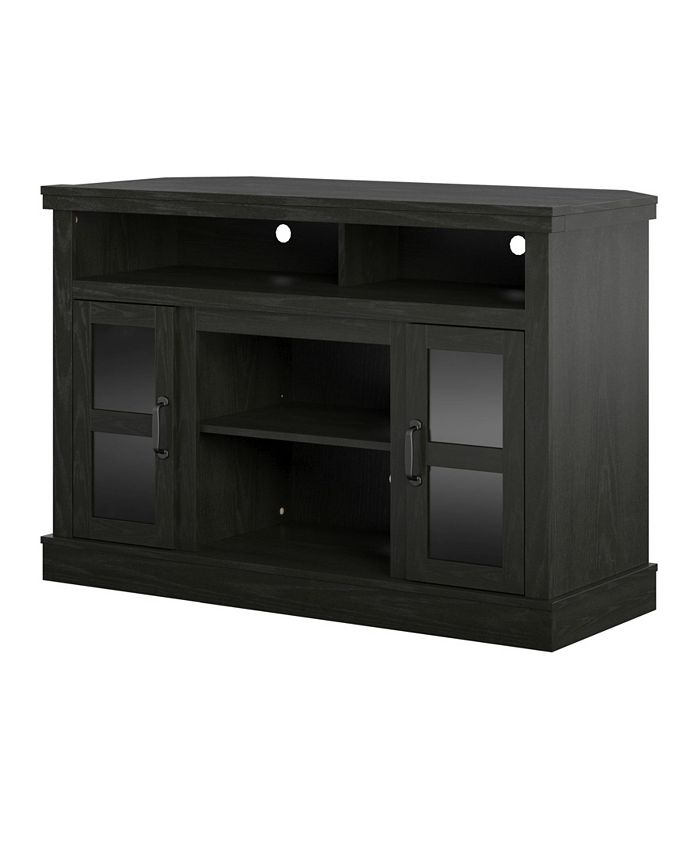 A Design Studio Poplar Corner TV Stand for TVs up to 54" Macy's
