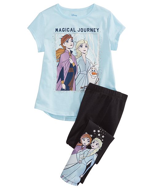 Disney Toddler Girls 2 Pc Frozen Ii Magical Journey Top