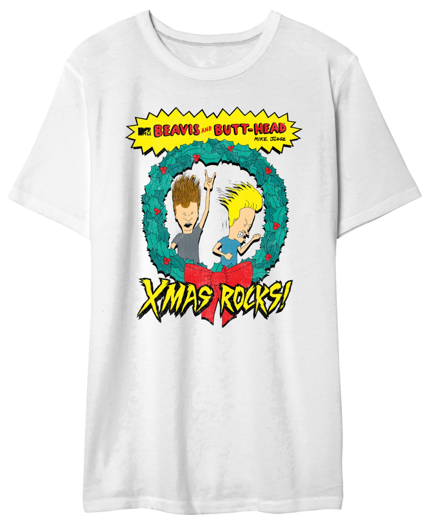 Beavis Butthead Wreath Men's Graphic T-Shirt