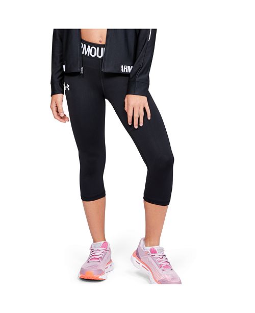 Under Armour Girls Heatgear Armour Capri Reviews Leggings