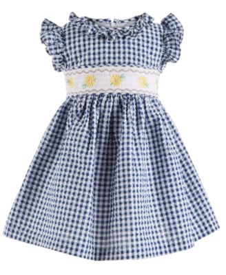 gingham baby clothes