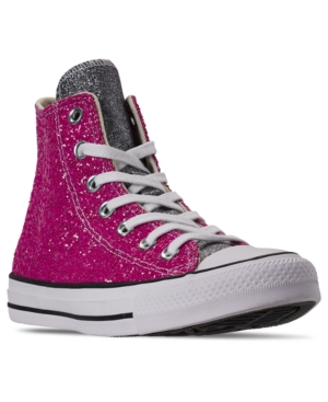 CONVERSE WOMEN'S CHUCK TAYLOR ALL STAR GALAXY DUST OX HIGH TOP CASUAL SNEAKERS FROM FINISH LINE