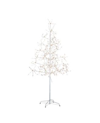 Kurt Adler 6-Foot White Birch Bark with LED Fairy Lights Tree - Macy's