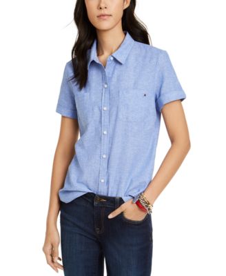 Linen Camp Shirt - Coldwater Creek