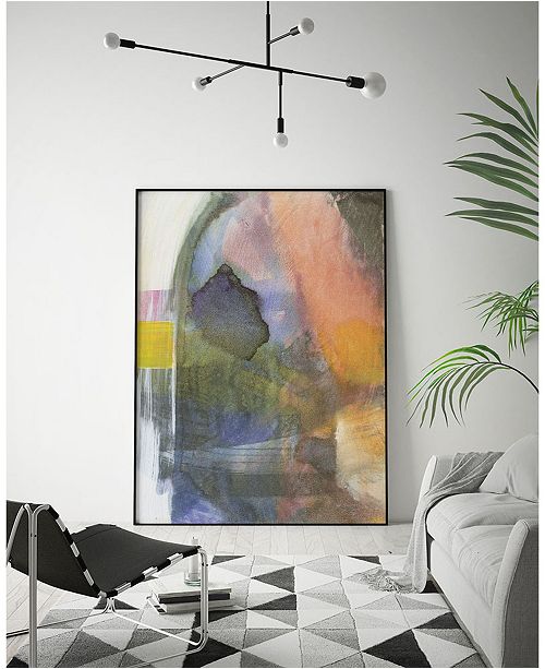 Giant Art 40" x 30" Entry Point Art Block Framed Canvas & Reviews All