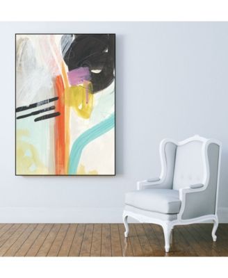 20" x 16" Rhythm Variations I Art Block Framed Canvas
