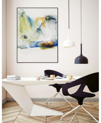 14" x 11" Abstract Terrain I Art Block Framed Canvas