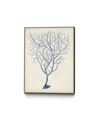 Giant Art 32" x 24" Coral III Art Block Framed Canvas