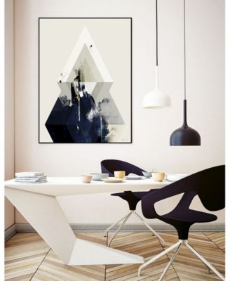 Giant Art 20" x 16" Beneath the Surface III Art Block Framed Canvas