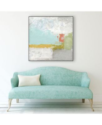 30" x 30" Coastal Quadrant II Art Block Framed Canvas