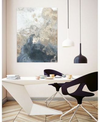 40" x 30" Ocean Splash II Version Museum Mounted Canvas Print