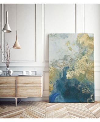 36" x 24" Ocean Splash II Museum Mounted Canvas Print