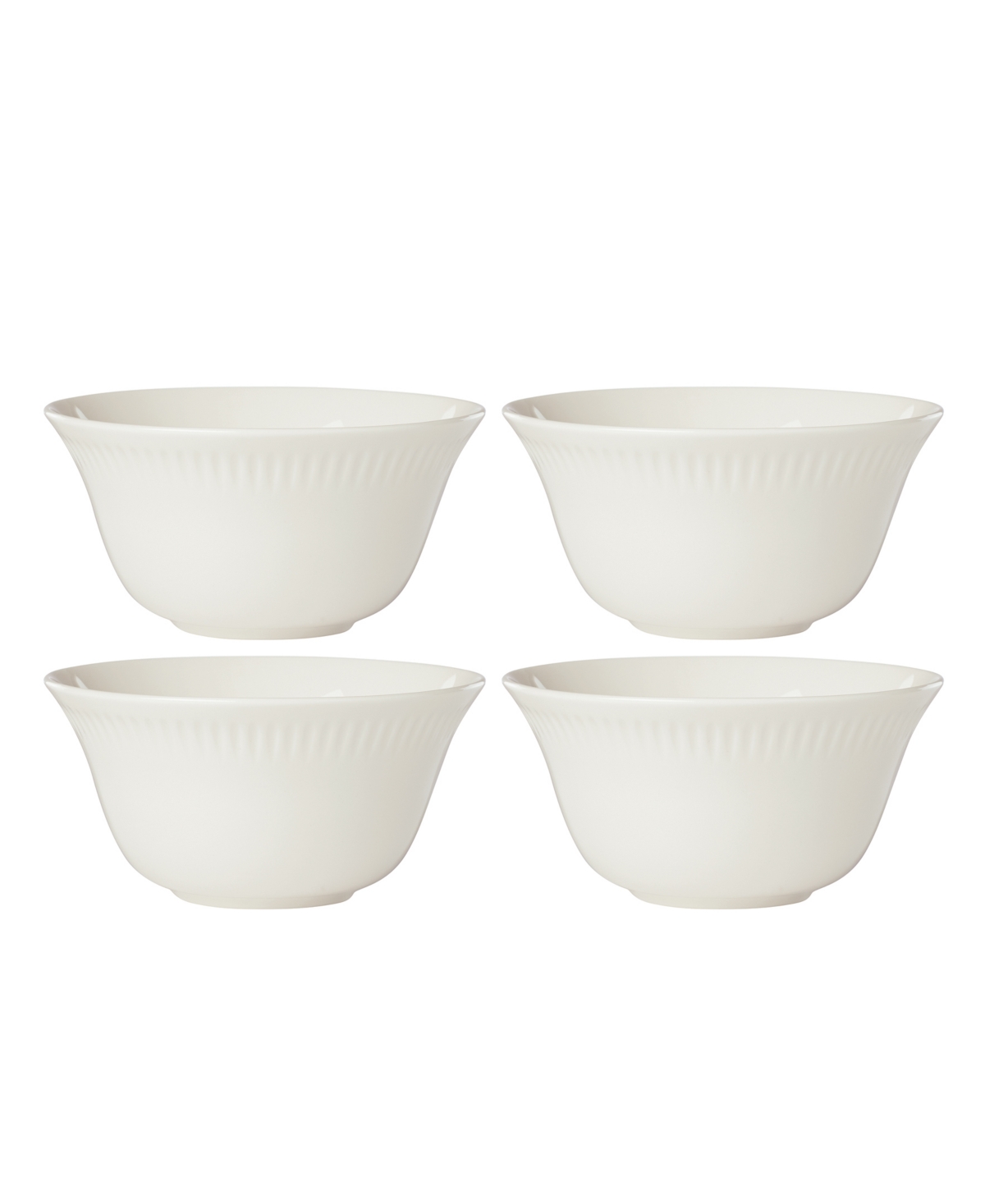 Profile Small Bowl, Set/4 - White