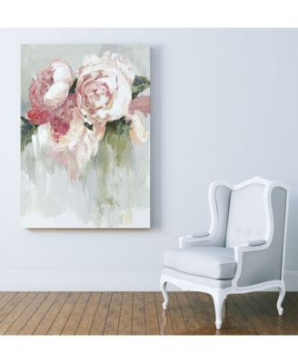 40" x 30" Peonies Museum Mounted Canvas Print