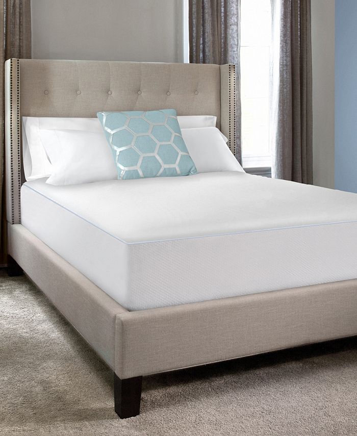 Sealy Cool Comfort Fitted Mattress Protector, Queen & Reviews Mattress Pads & Toppers Bed