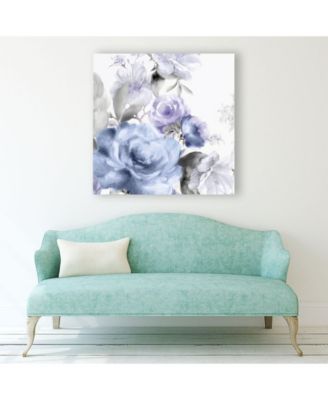 20" x 20" Light Floral I Museum Mounted Canvas Print