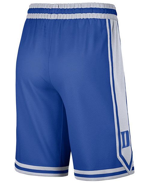 Nike Men's Duke Blue Devils Replica Basketball Road Shorts & Reviews ...