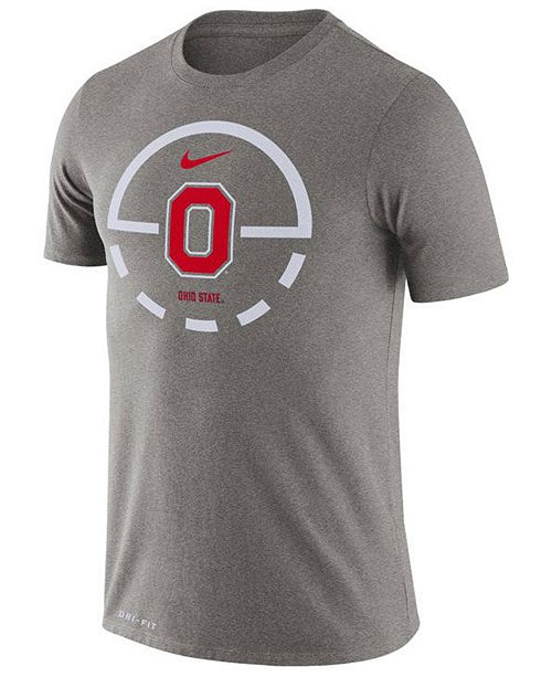 Nike Men S Ohio State Buckeyes Dri Fit Basketball Key T Shirt