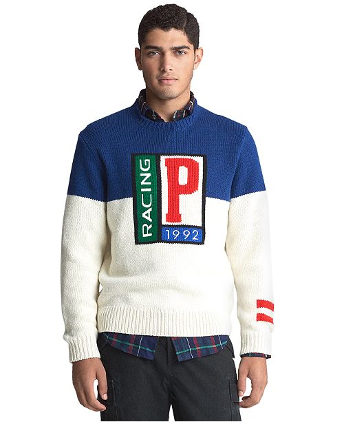 Polo Ralph Lauren Men S Wool P Racing Sweater Reviews Sweaters