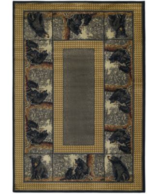 Asbury Looms Hautman Genesis Bear Family 532 40075 24 Multi 1'10