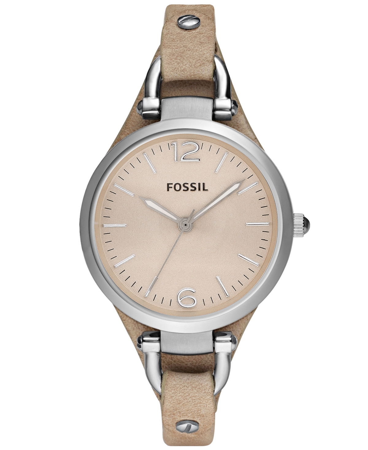 UPC 691464707514 product image for Fossil Women's Georgia Sand Leather Strap Watch 32mm ES2830 | upcitemdb.com