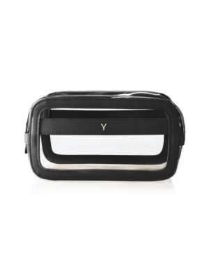 Cathy's Concepts Personalized Large Vegan Leather Travel Cosmetic Case