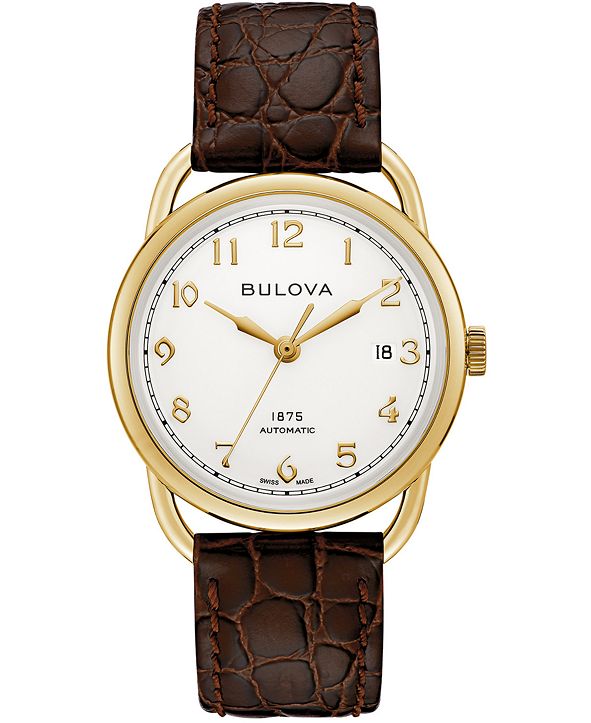 bulova brown strap