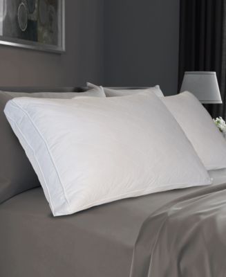 Royal Luxe Quilted Feather Pillow, Standard/Queen, Created for Macy's ...