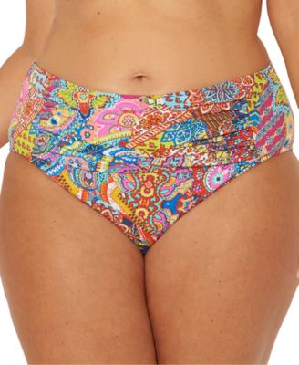 plus size tummy control swim bottoms