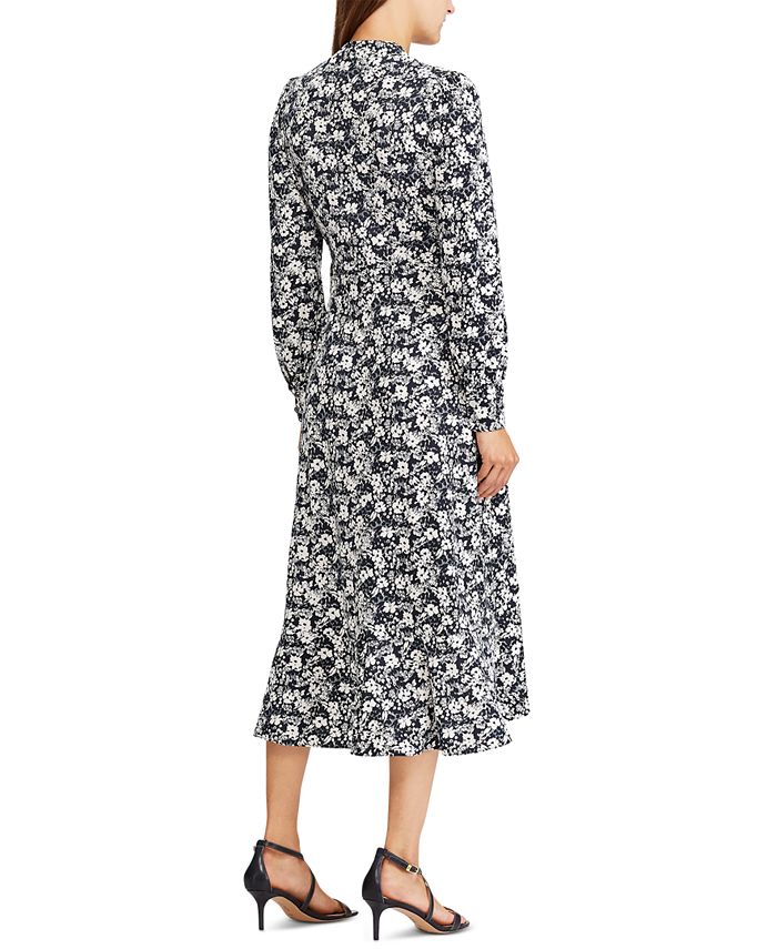 Lauren Ralph Lauren Long-Sleeve Wrap Dress - Macy's